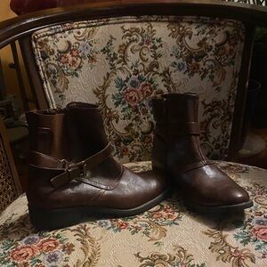 Kim Rogers Brown Ankle Boots